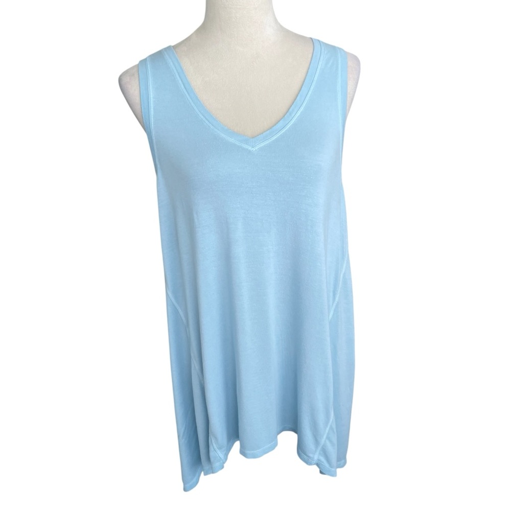 Soft Surroundings Soft Asymmetrical Tank Topā Women Sz L Loungewear Boho Comfort